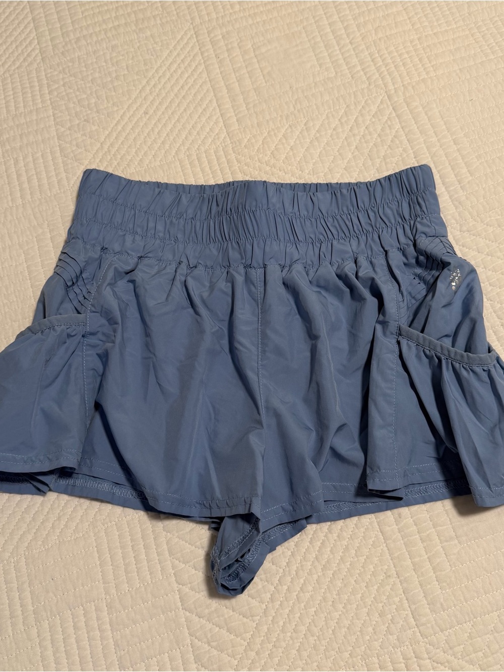 FP Movement by Free People Blue High-Waist Athletic Shorts